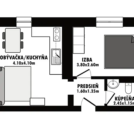 Tatry Comfort - Tatranska Lomnica Apartmán Vysoké Tatry